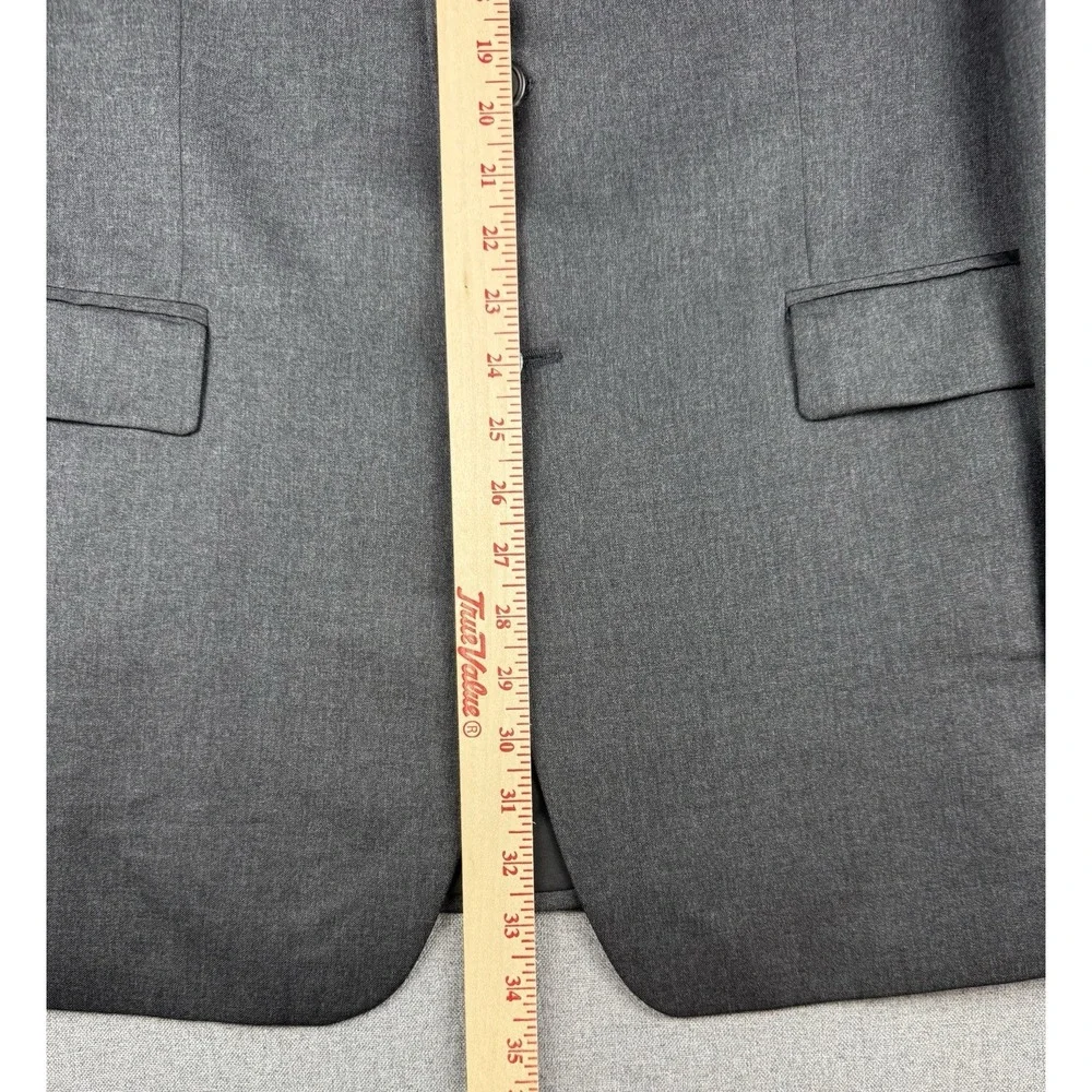Lauren Ralph Lauren Wool Blazer Sport Coat Gray 2 Button Made Canada Men's
